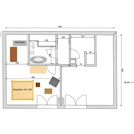 Erholung Mit Seesicht, Terrasse Und Garten アパート *
